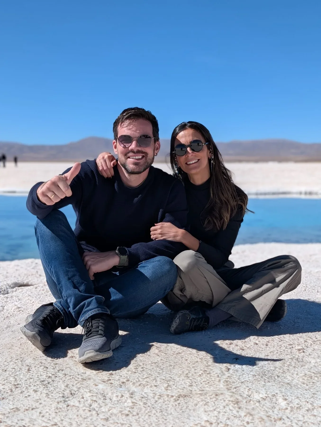 Alejandro y Candela en Salinas