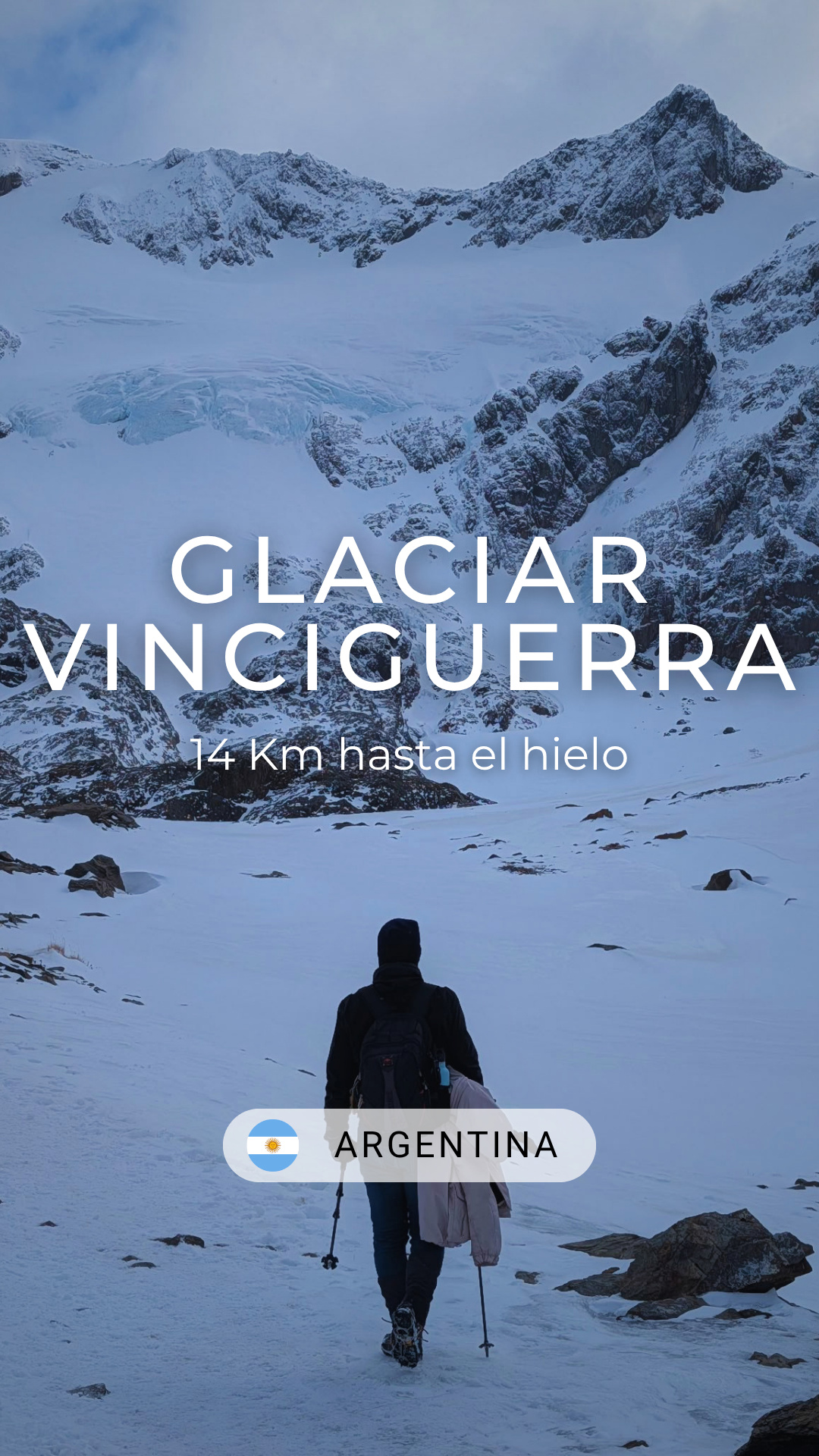 Ushuaia · Glaciar Vinciguerra · 14 km hasta el hielo