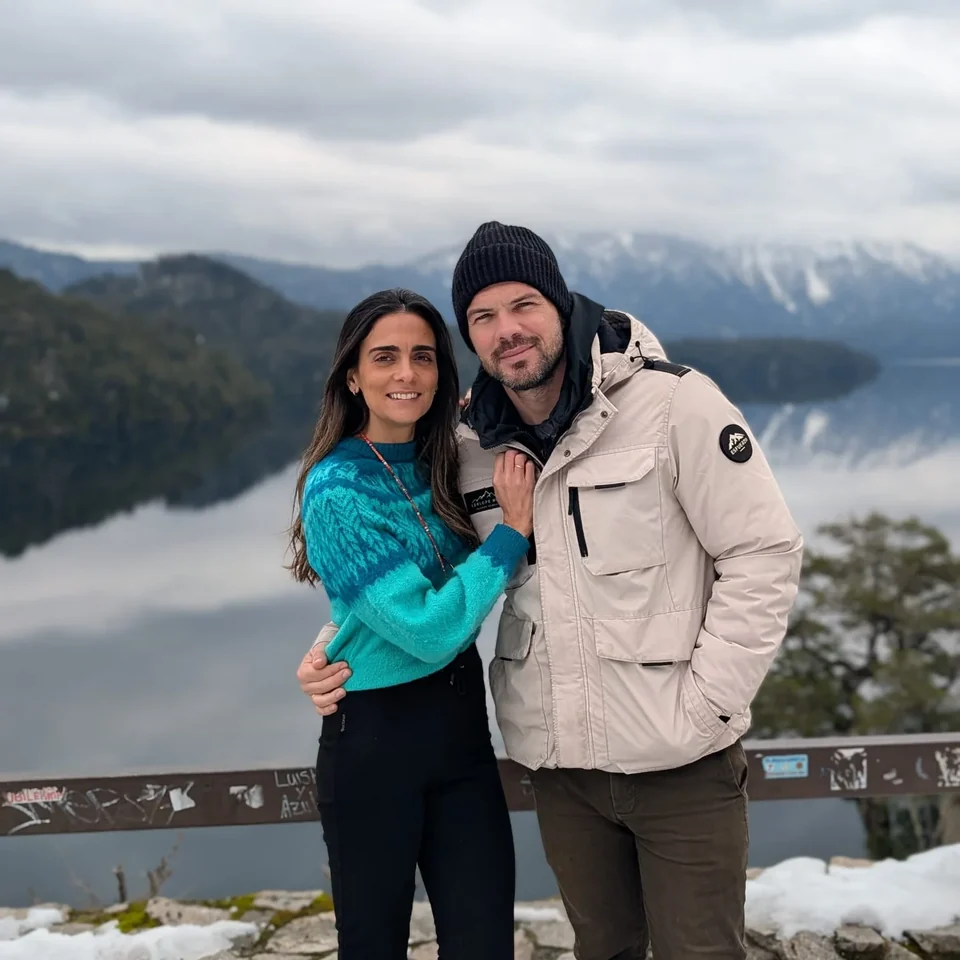 Alejandro y Candela en ruta